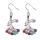 Vogue femmes inox Chakra Stone boucles d’oreilles longues